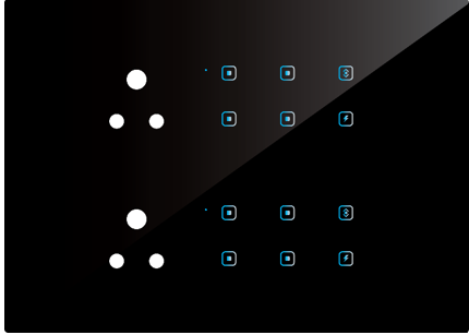 Edge Touch 12 Switch  2 Socket
