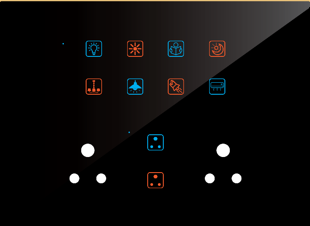 Edge Color Touch 10 Switch 2 Socket