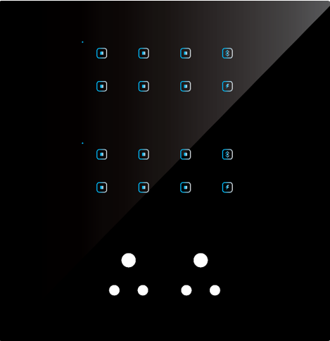 Touch 16 Switch 2 Socket ( Only Available in Acrylic )